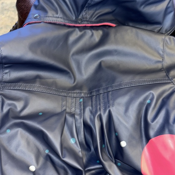 Catimini Rain Jacket Size 3 Leaf Pattern - Picture 6 of 9